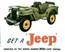 Jeep CJ2A (Willys advert CIRCA 1946)