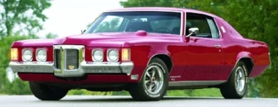 DeLorean hit the reset button in '69 and the GP moved to the mid-sized platform. A-body Ponchos like this 1969 Grand Prix SJ opened up a new category that produced well over 10 million cars. (source unknown)