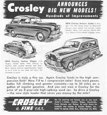 Crosley’s cars in the early 1950s ( www.servicemotors.com )