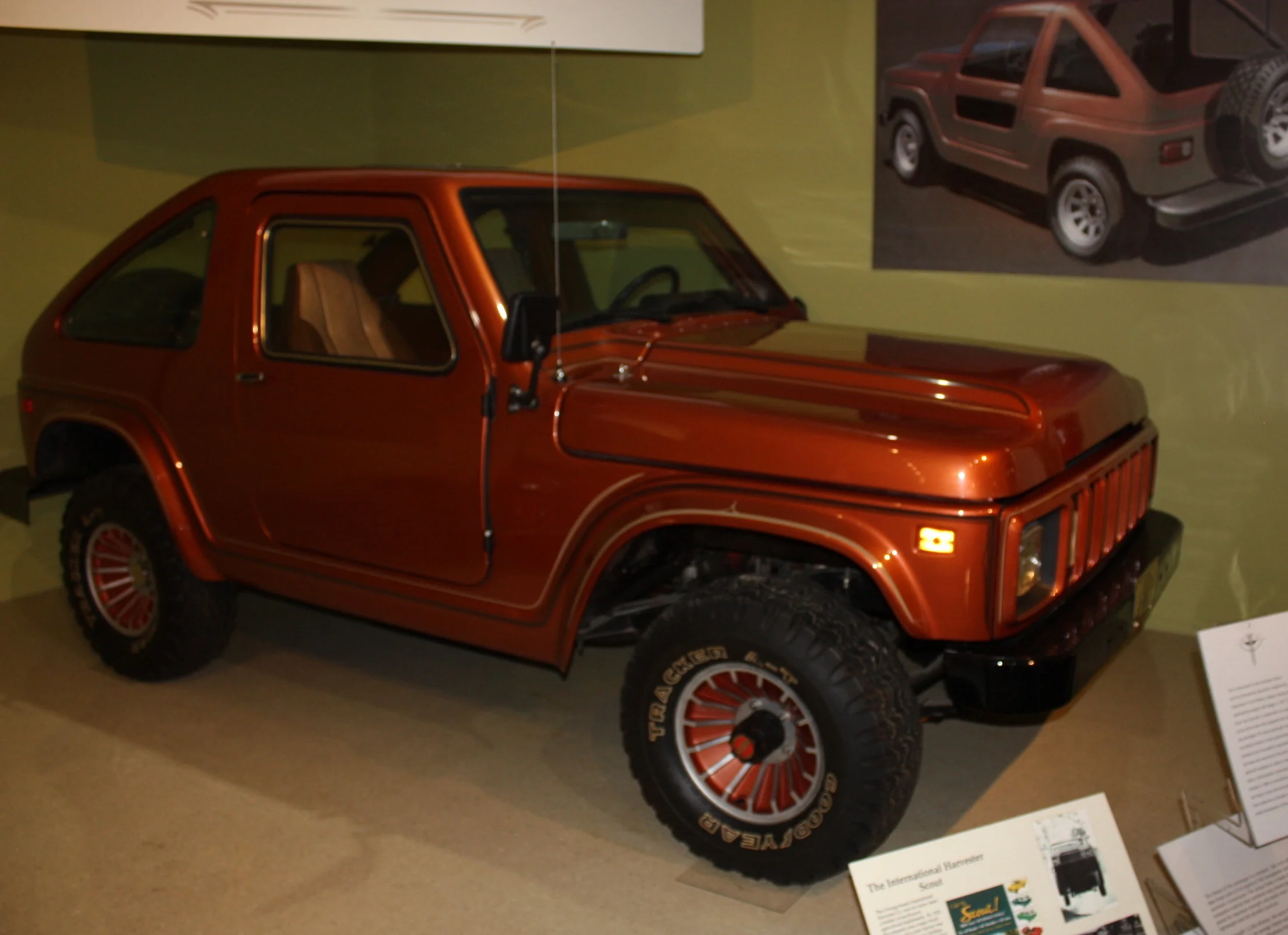 International Scout SSV Prototype (from cars of Indiana exibit A-C-D museum 2017)