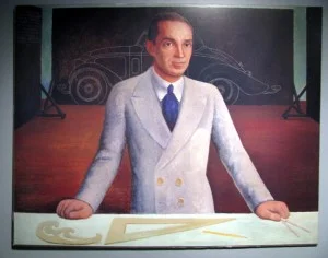 Edsel Ford portrait by Diego Rivera