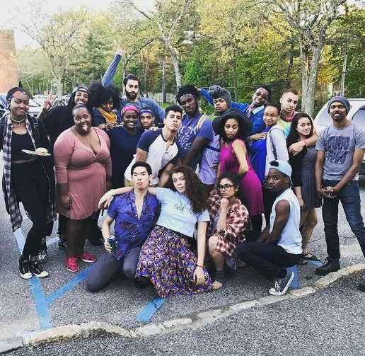 The POC's of Post Theatre Company at the Company Barbeque