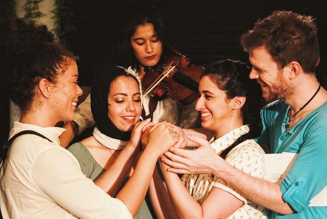 In Rehearsal for Hamlet Isn't Dead's production of 'As You Like It'