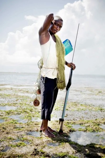 One of the fisherman I met in Kenya.