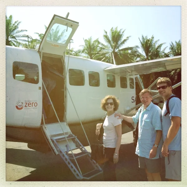 My family in Costa Rica. This was a REALLY hard flight for me!!!