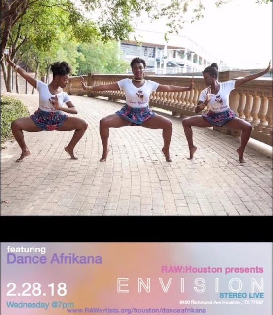 My dance company Dance Afrikana is officially a part of the RAW Artists global community. We specialize in Afrobeats, Ballet, Ndombolo (Congolese), Jazz, Tap, Traditional Zulu Dance, Hip Hop, and much more! Purchase tickets to see our first showcase on February 28th: rawartists.org/danceafrikana.