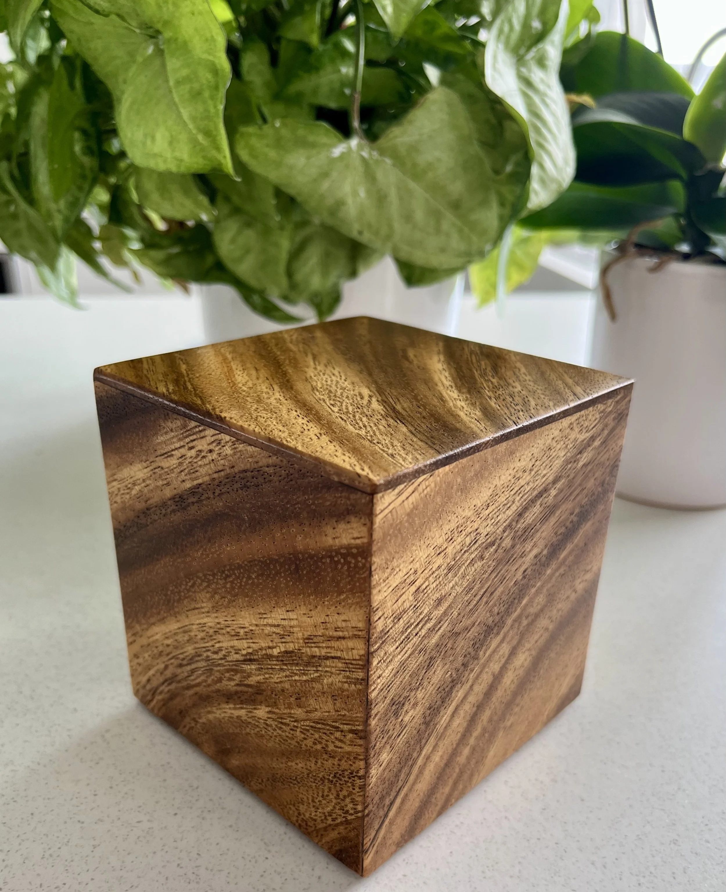 Custom Double Koa Urn