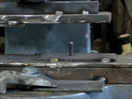 This is an example of a bending jig which has a locator pin so that all the bends are performed in the same place.