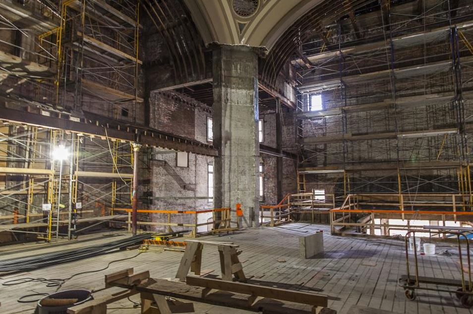 Restoration of the old church faced significant challenges, including earth quake proofing. (Photo by Daniels Real Estate)