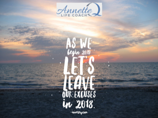 #42 Let's leave our excuses in 2018!