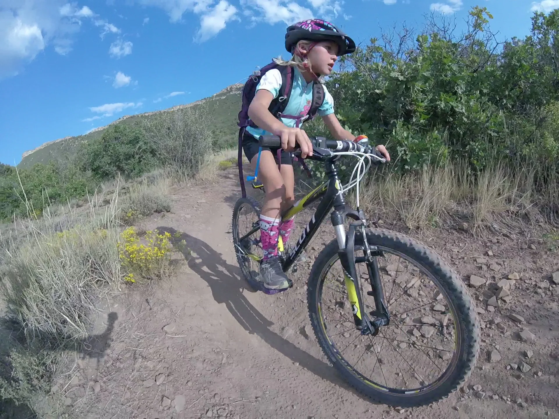 Devo on the trails!