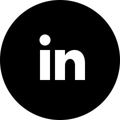 Simple black and white illustration of a smiling face with a round head, two eyes, and a curved mouth.