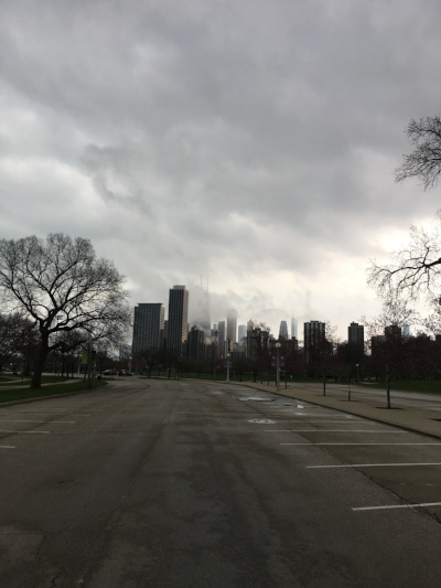 Cool fog blowing in 
