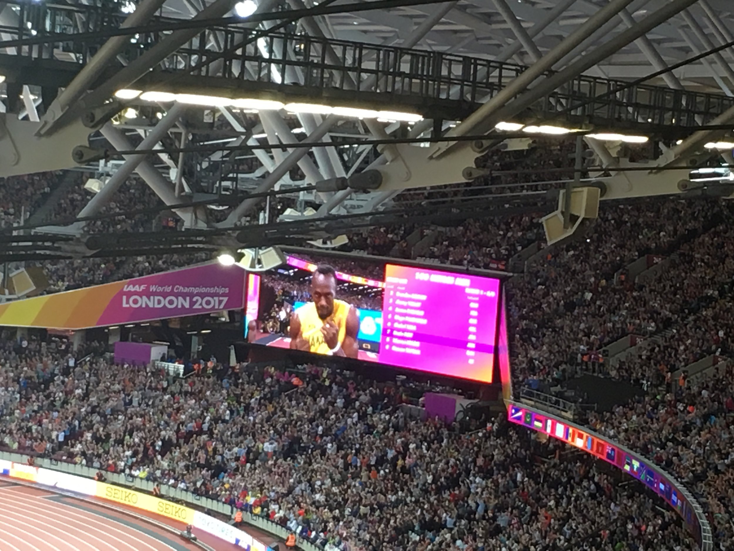 First and last time I see Usain Bolt in action. What a legend.