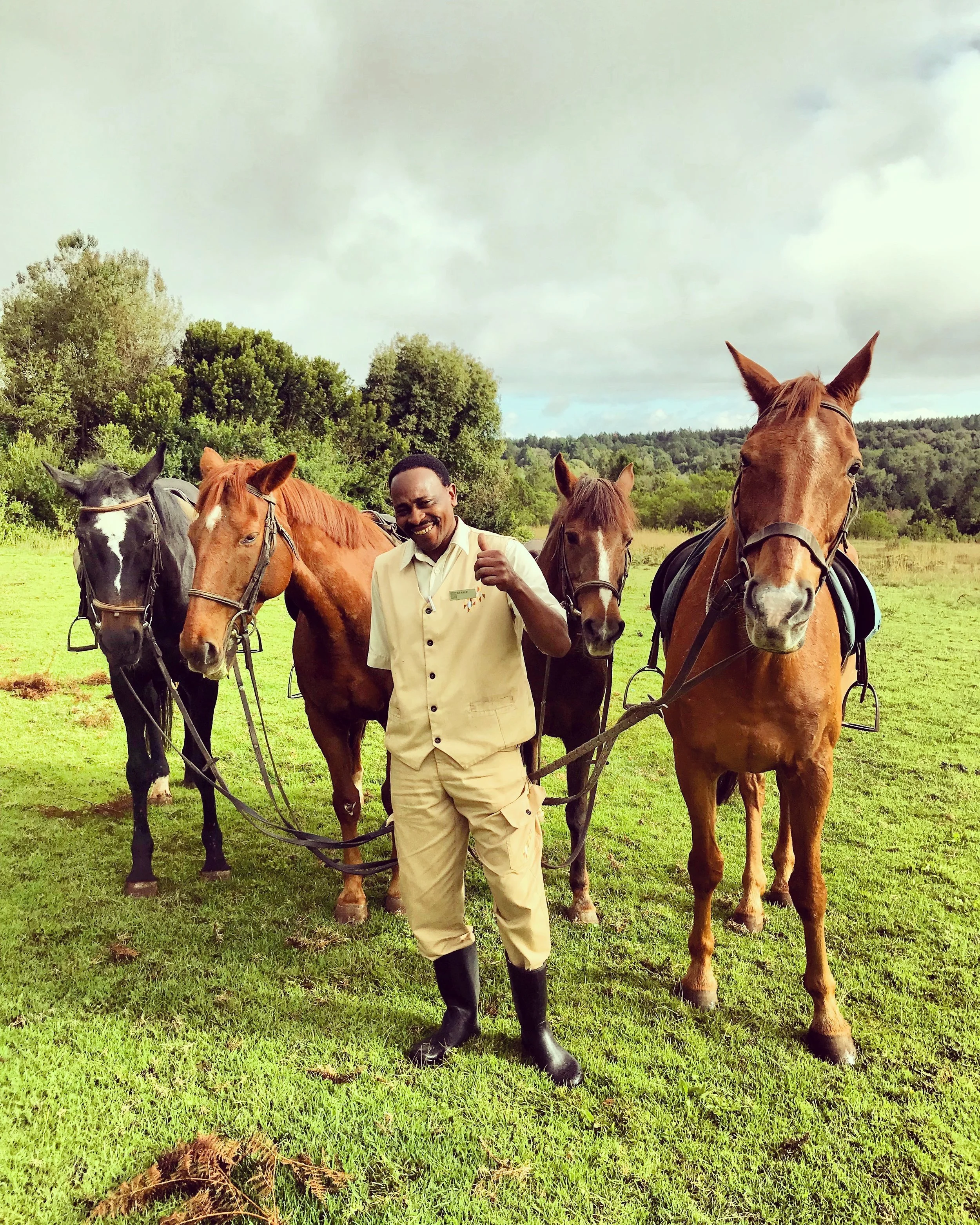 15-+Gerald,+riding+to+breakfast+at+Mt+Kenya+Safari+Club.jpg