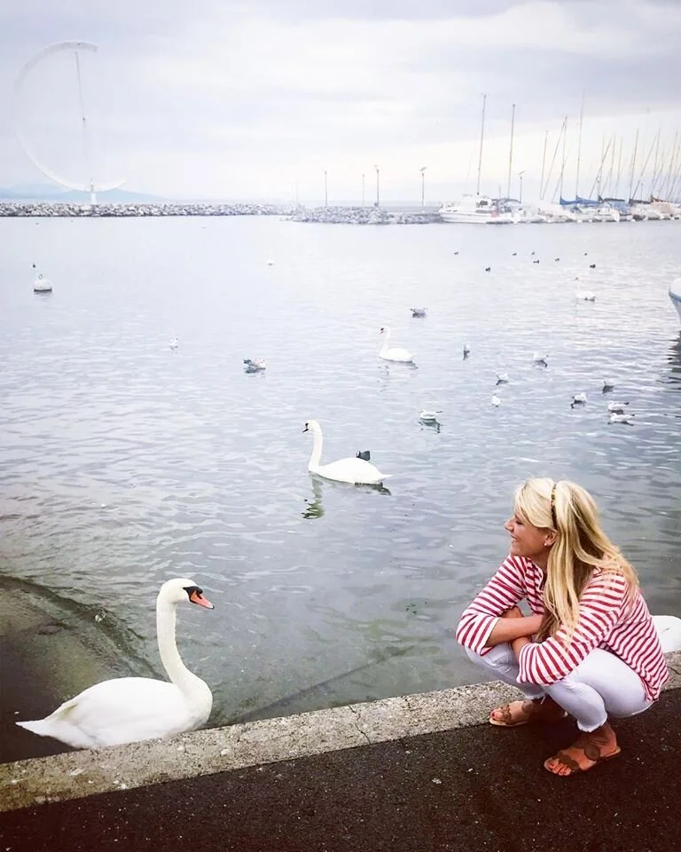 Switzerland- bonding with a swan in Lausanne .jpg