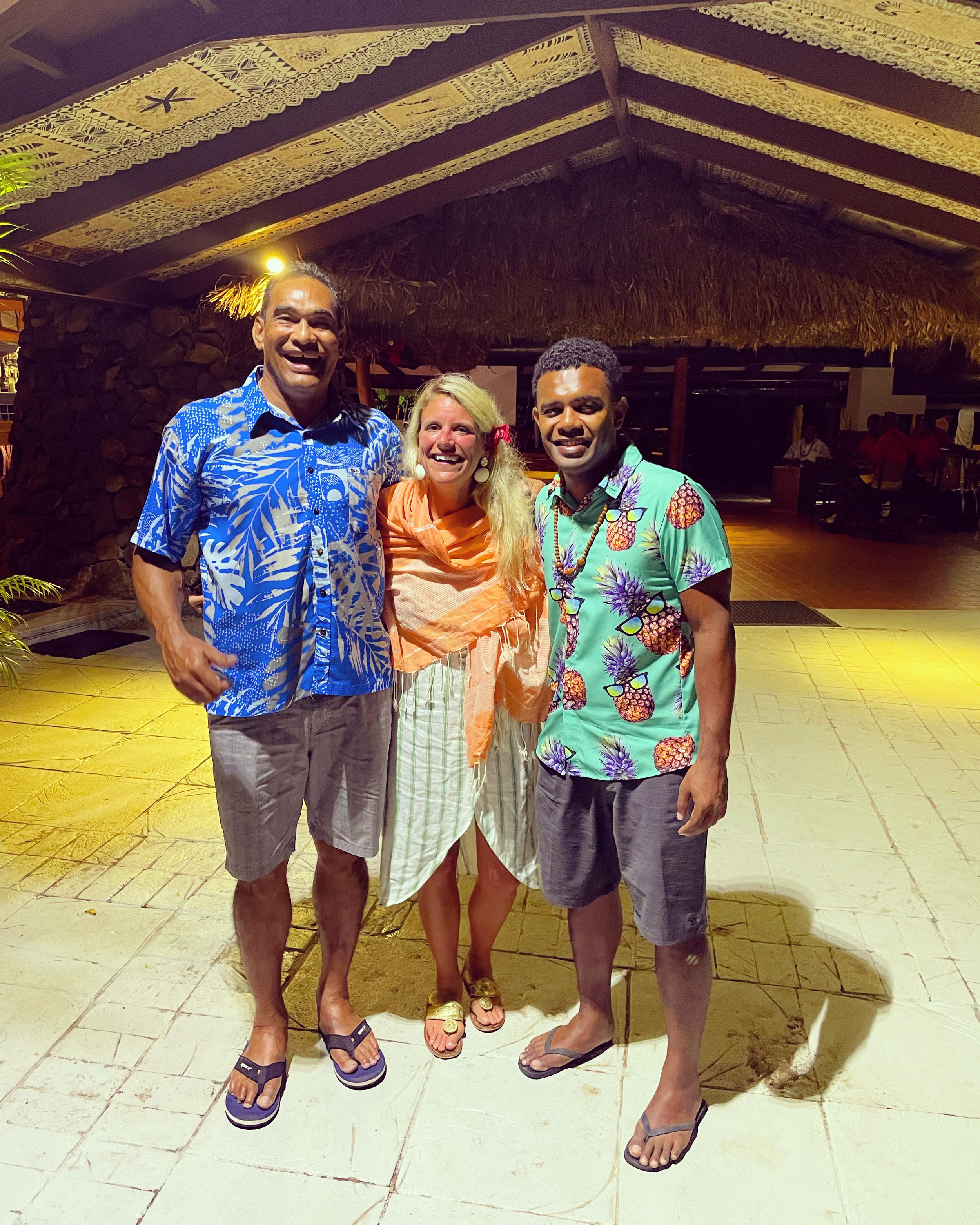 Copy of Visiting with Steven Andrews and Meli Titoko, at Castaway Island..JPG