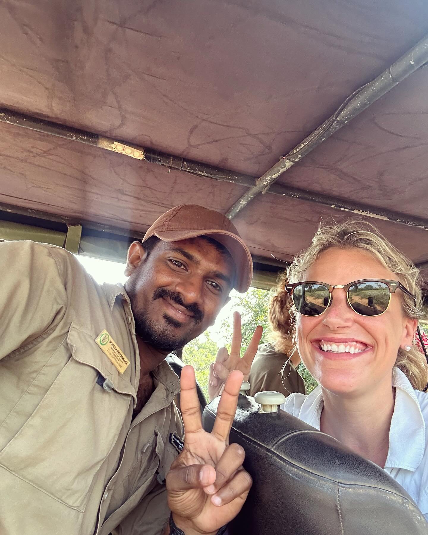 Sri Lanka - author with guide Sudeth on safari.jpeg