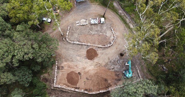 During and completion of recent upgrade to Carters Mill Campground ⛺️ Teamwork makes dream work - @_daveygrintercivilcons and @mansfieldbobcathire 🙌🏼 (📸 - Nick is pretty handy on a drone as well as a digger)
#mansfieldconstructions