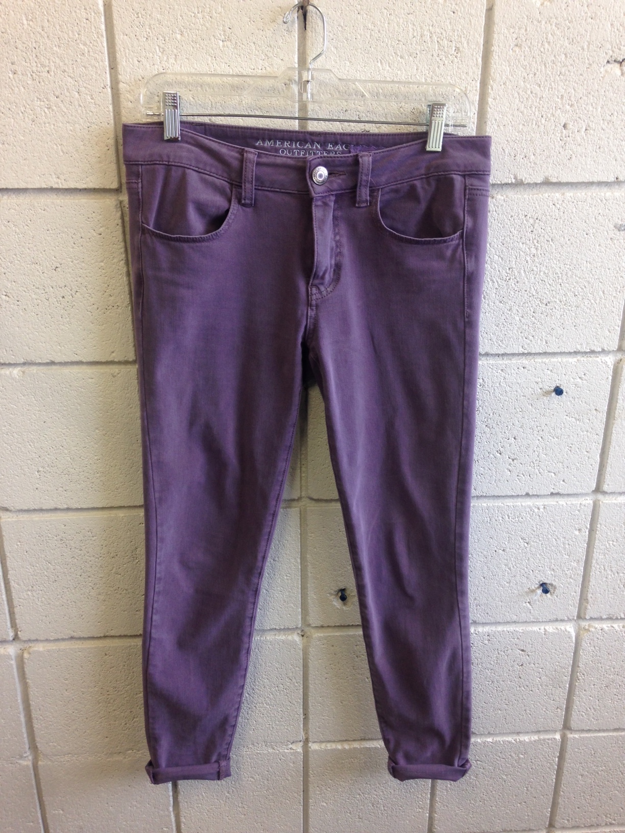 Denim Jeans Dyed Purple