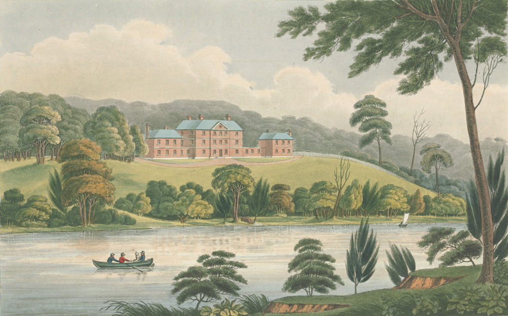 View of the Female Orphan School, Near Parramatta by Joseph Lycett, 1825 (State Library of Victoria 30328102131561/13)
