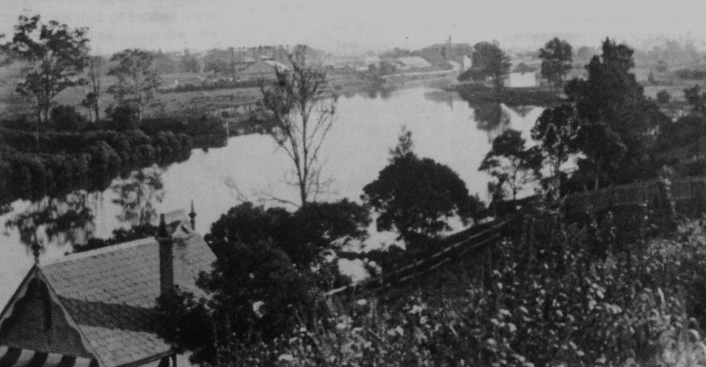The view from Rydalmere Psychiatric Hospital, looking south west across the river. (State Records of New South Wales 4/8686.25)
