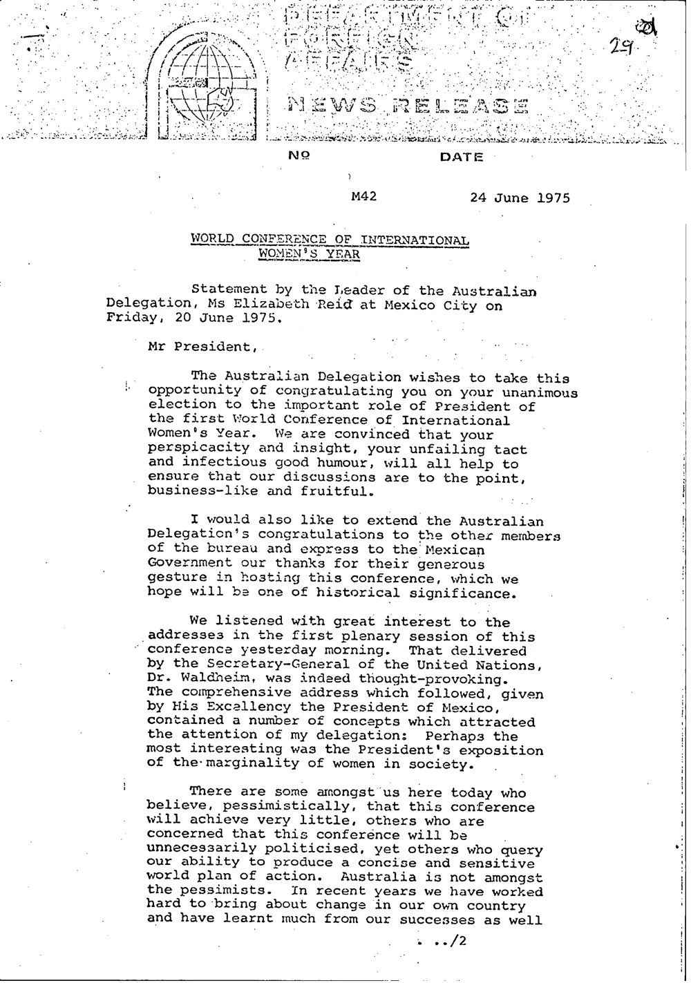 Read Elizabeth Reid’s full address.