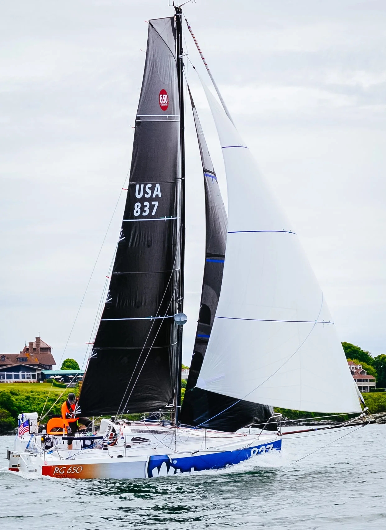 Mini Transat with a Uni-Titanium mainsail.