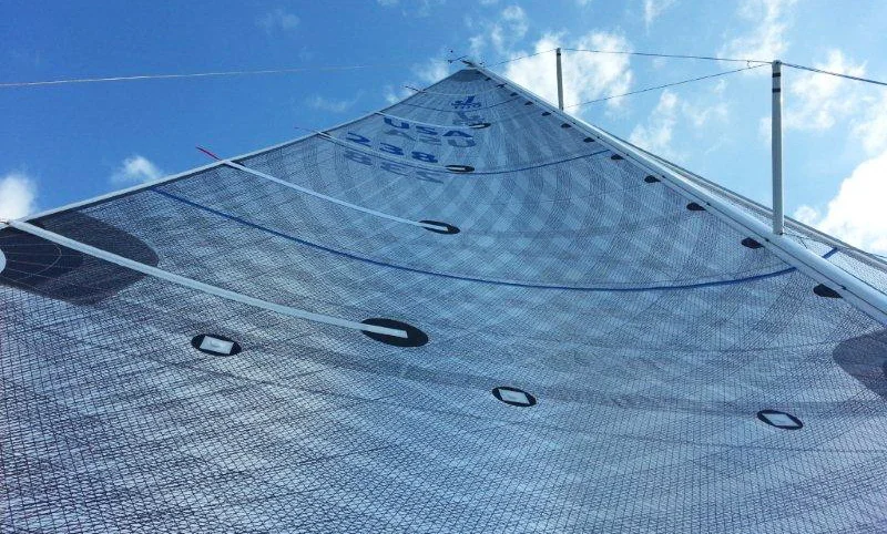 A Titanium mainsail on a J/109.