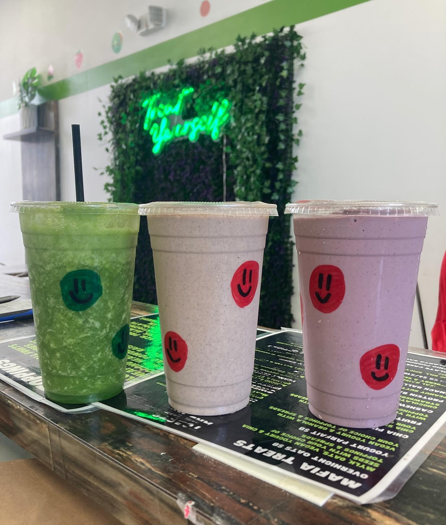 Whether you&rsquo;re craving something green, fruity or coffee, we&rsquo;ve got you covered! 

🍏🍎🍐🍊🍋🫐🍓🍇🍉🍌🍈🥭🍍🥑🥝🥥🥬🥒🌶️☕️

Check out our new and improved coffee options menu! 

Enjoy the nutritional powerhouse of one of our green smoot