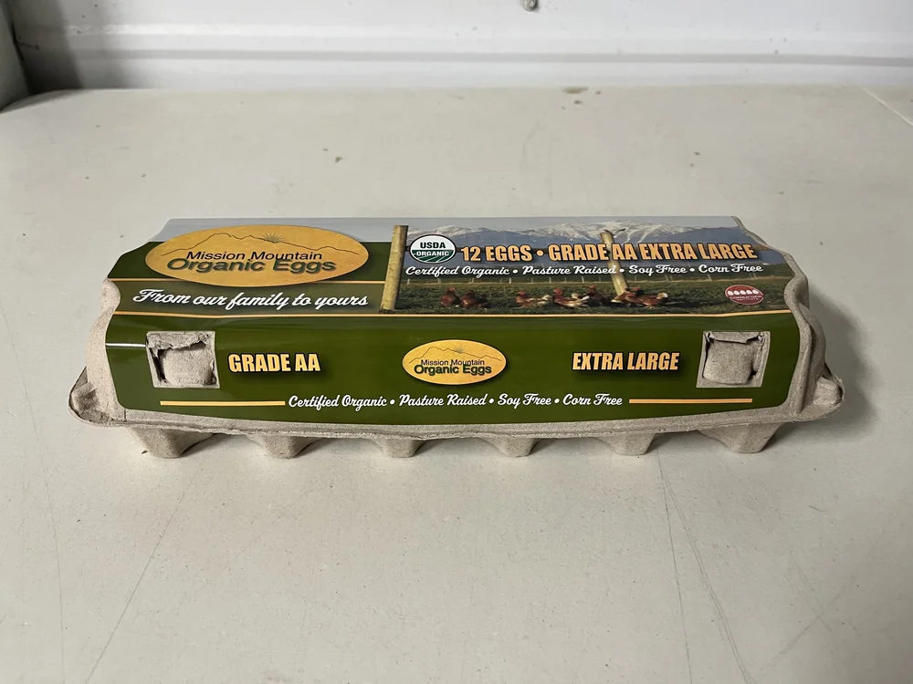 AA Organic Eggs, 1 dozen — Mission Mountain Organic Eggs