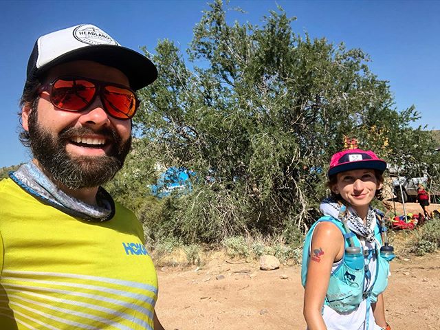 Javelina 100 in the books for Jenny!  Three years in a row! So proud! Hot days and a cold night made for tough conditions. Jenny fought through it all. Her smart race preparation and toughness got it done! So proud! Thanks @paulettezf for bringing he