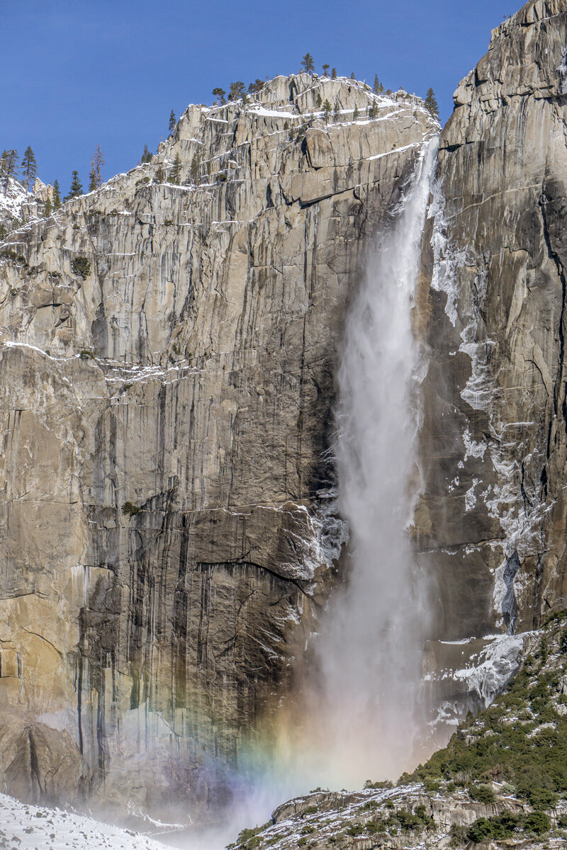 Yosemite Falls Winter