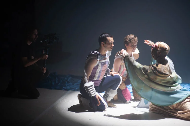 Brandon Bondehagen (Camera Operator), Viktor Usov, Andrea Parson and Jessica McCarthy