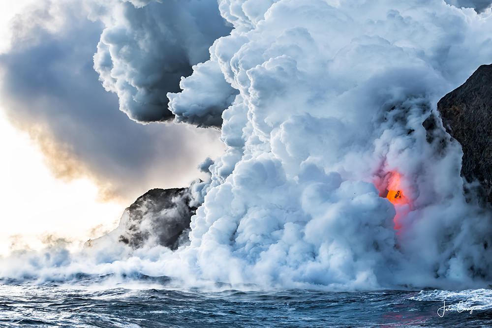 Ocean Meet Lava