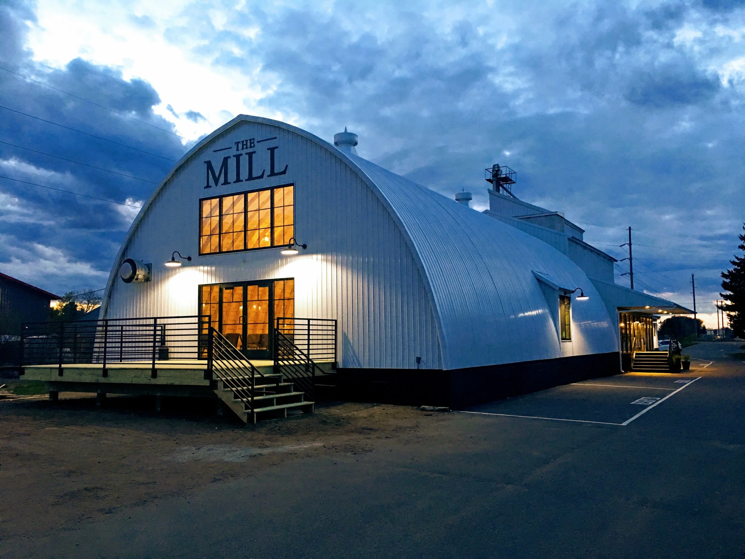 The deck at night