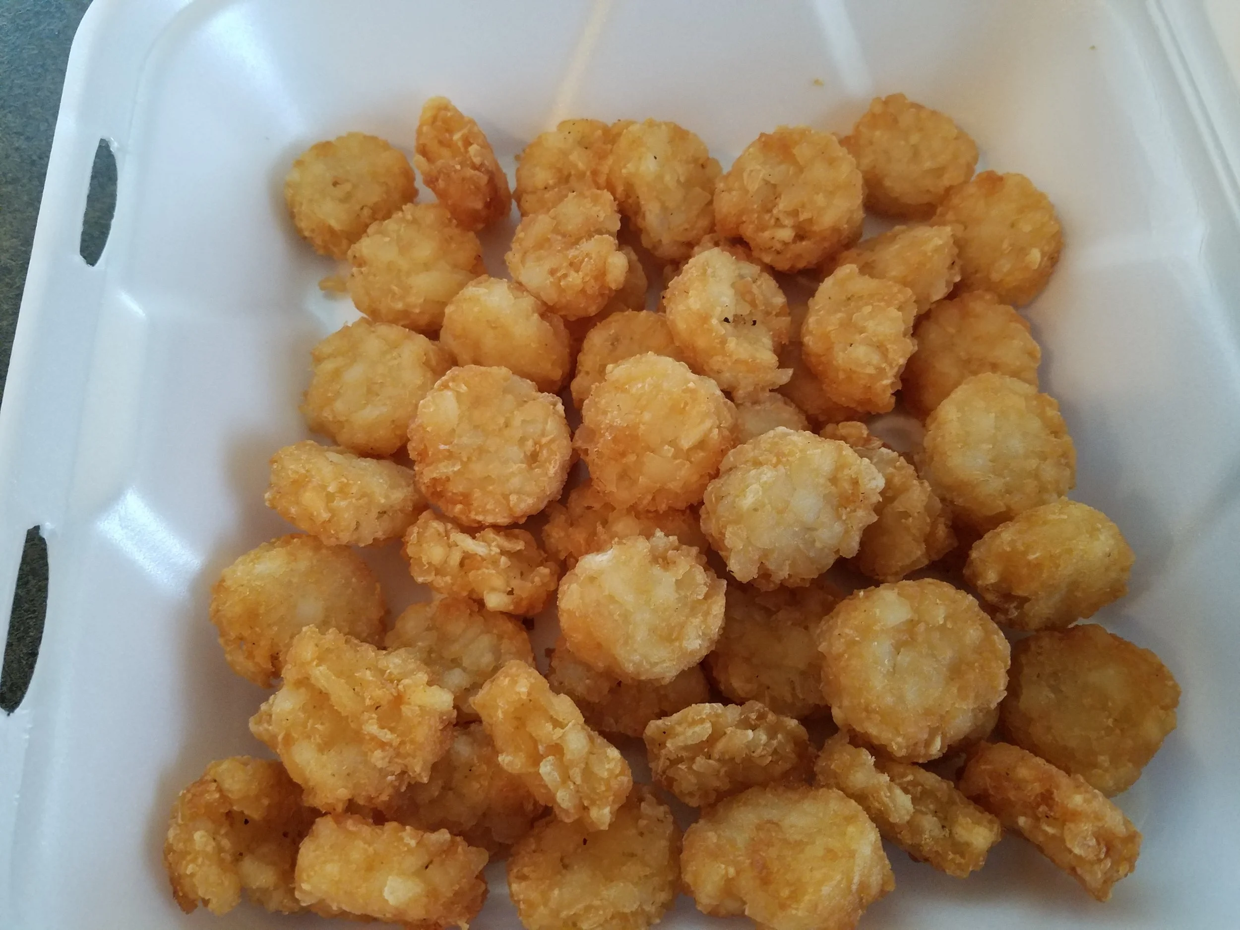 Tots make for great leftover skillets.
