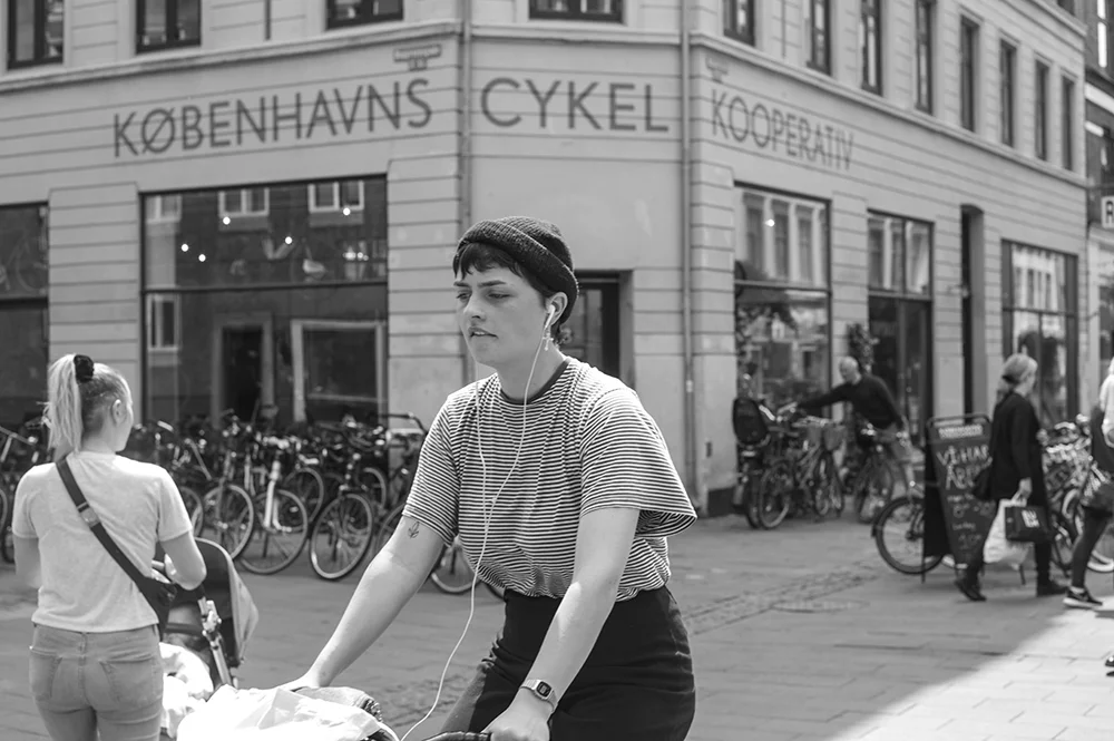 Bicycling in Copenhagen, 2017
