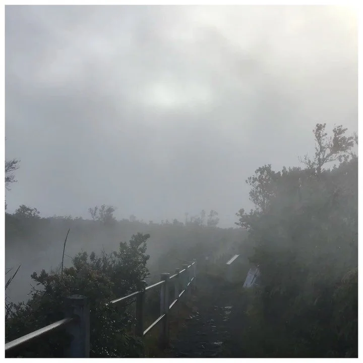 I ran through a plume of water vapor along the Steaming Bluffs. An evocative reminder of the heat just below my feet
&bull;
&bull;
&bull;
&bull;
&bull;
#bigisland #hawaiilife #kilauea #volcano #run #runner #runningmotivation motivation #mountain #ste