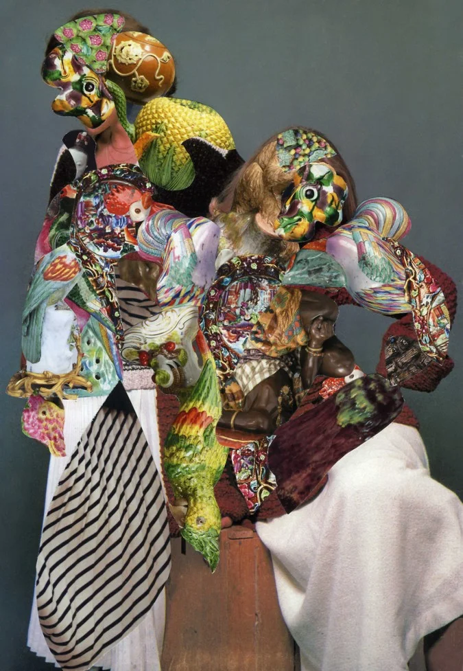 Siblings with Parrots #2, 2015