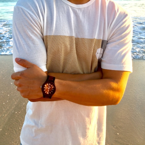 Red Black wood watch, KOA wood watch, Koa wood watches, hawaiian koa wood watches, hawaiian koa wood watches, Engraving watches, personalize watch