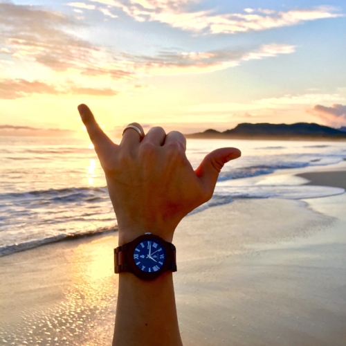 Red Black wood watch, KOA wood watch, Koa wood watches, hawaiian koa wood watches, hawaiian koa wood watches, Engraving watches, personalize watch