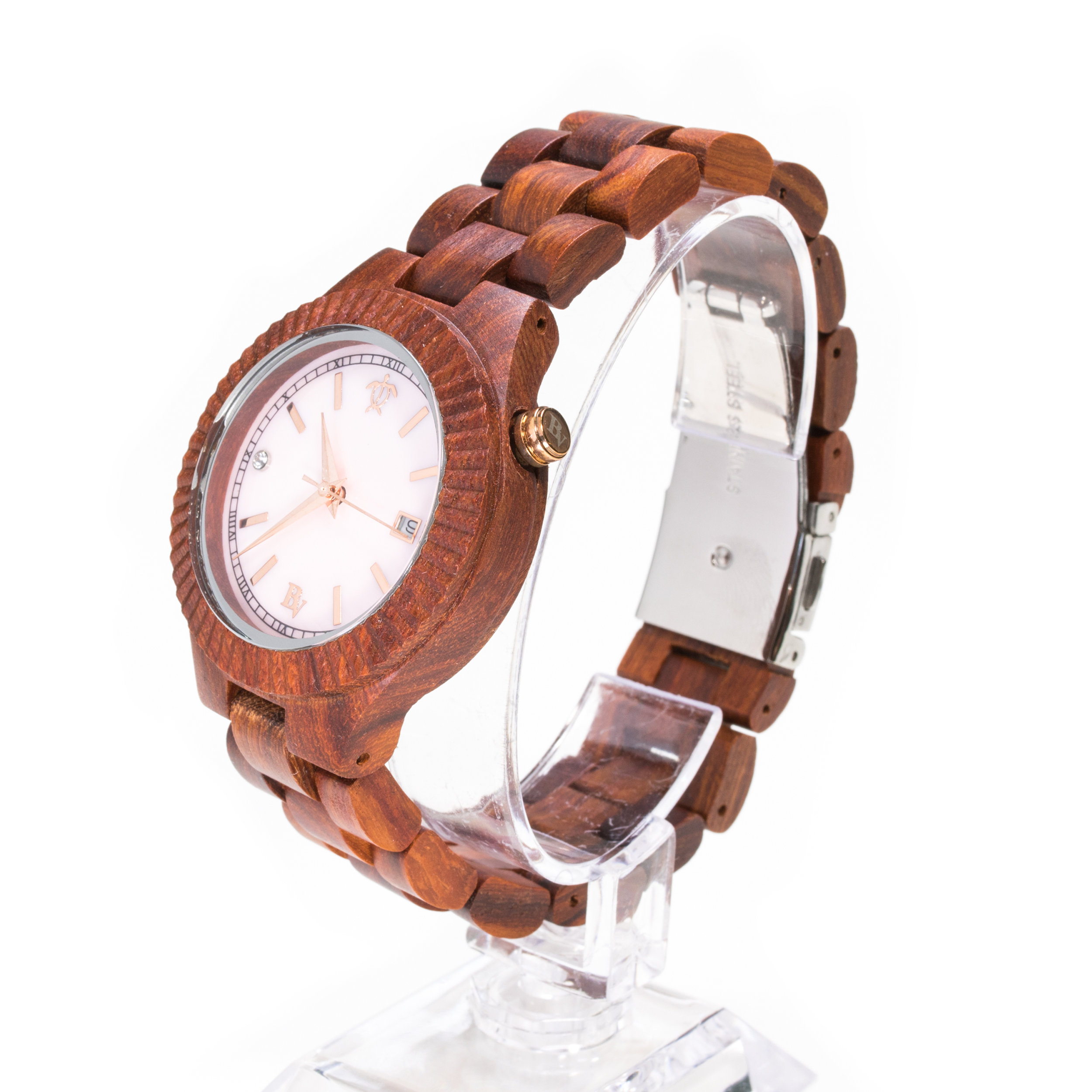 Sandalwood Mother of Pearl Watch