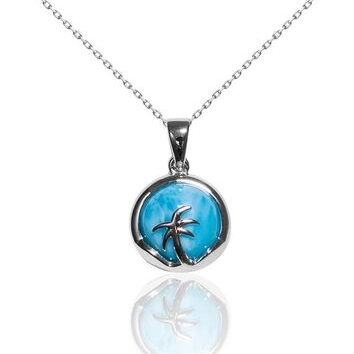 Larimar Pendant