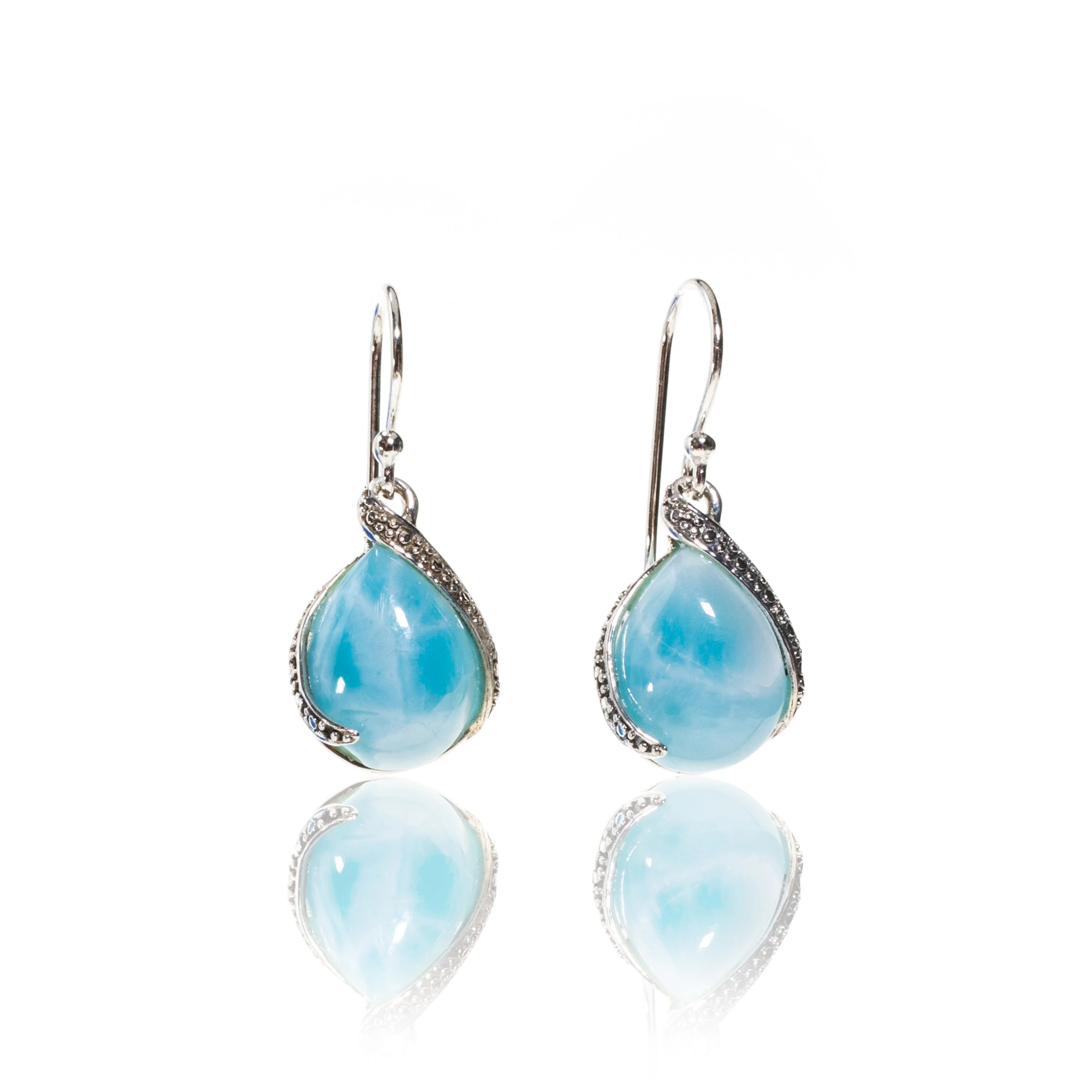 larimar earrings