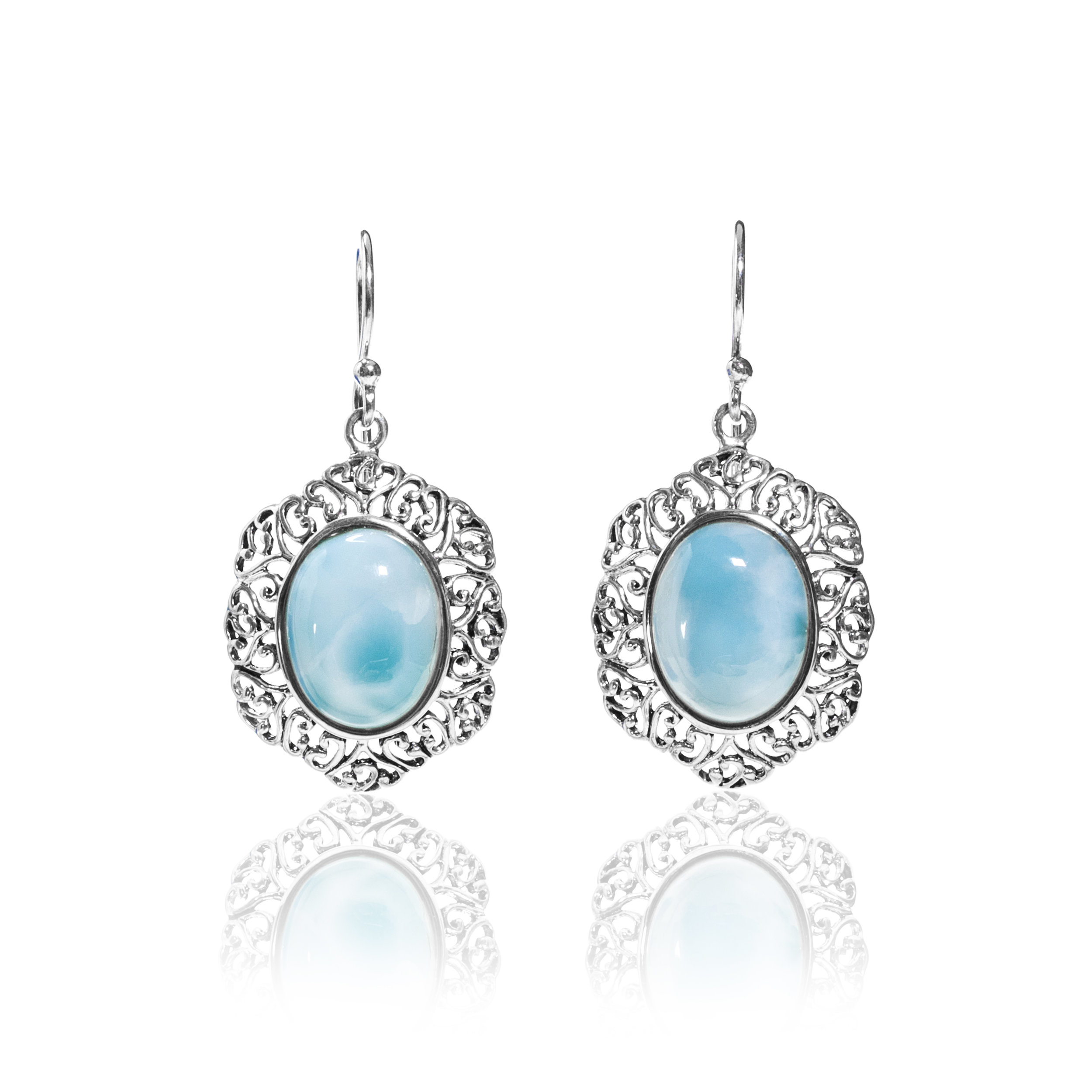 larimar earrings