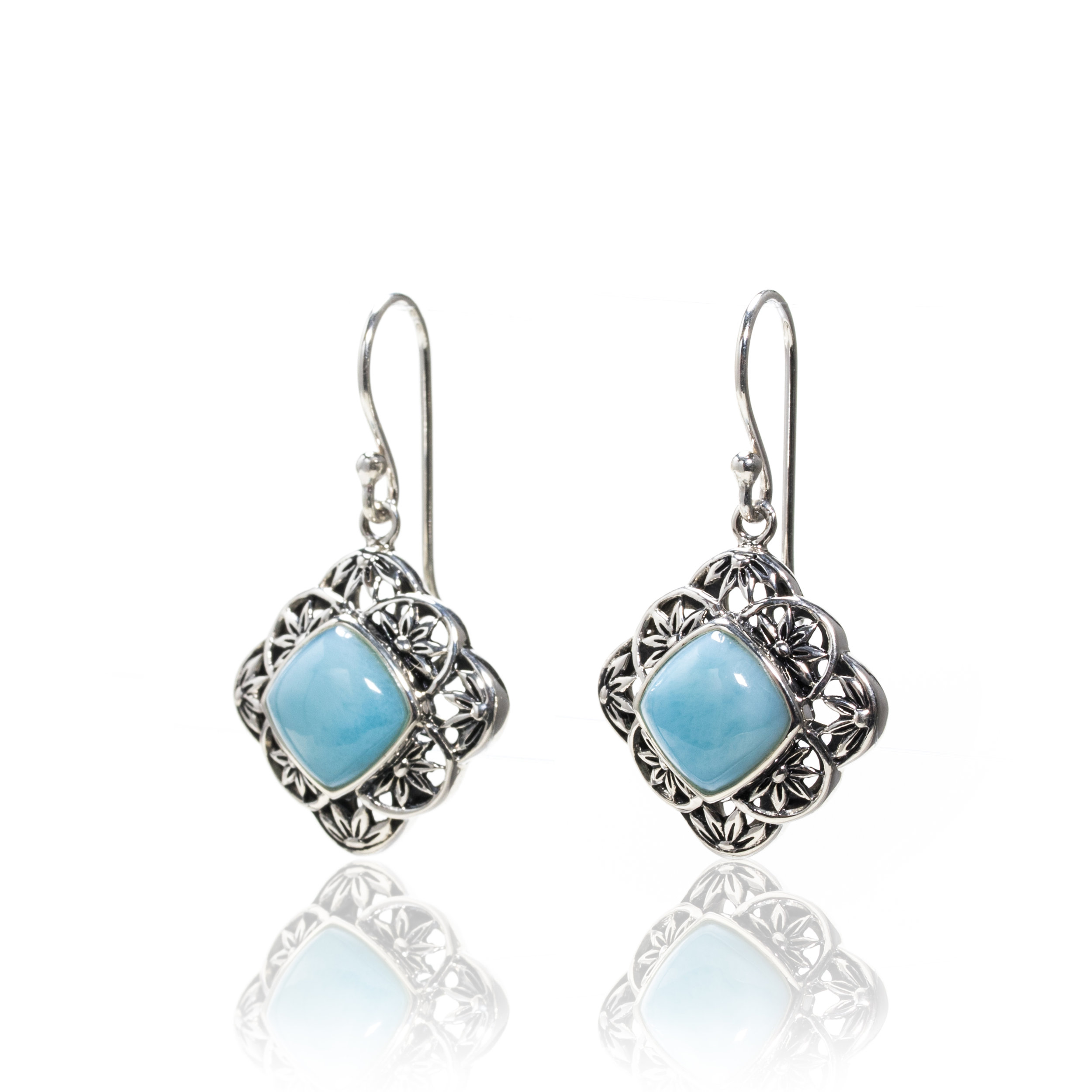 larimar earrings