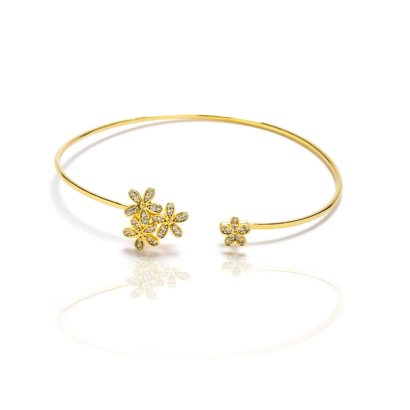 Flower Cluster bangle