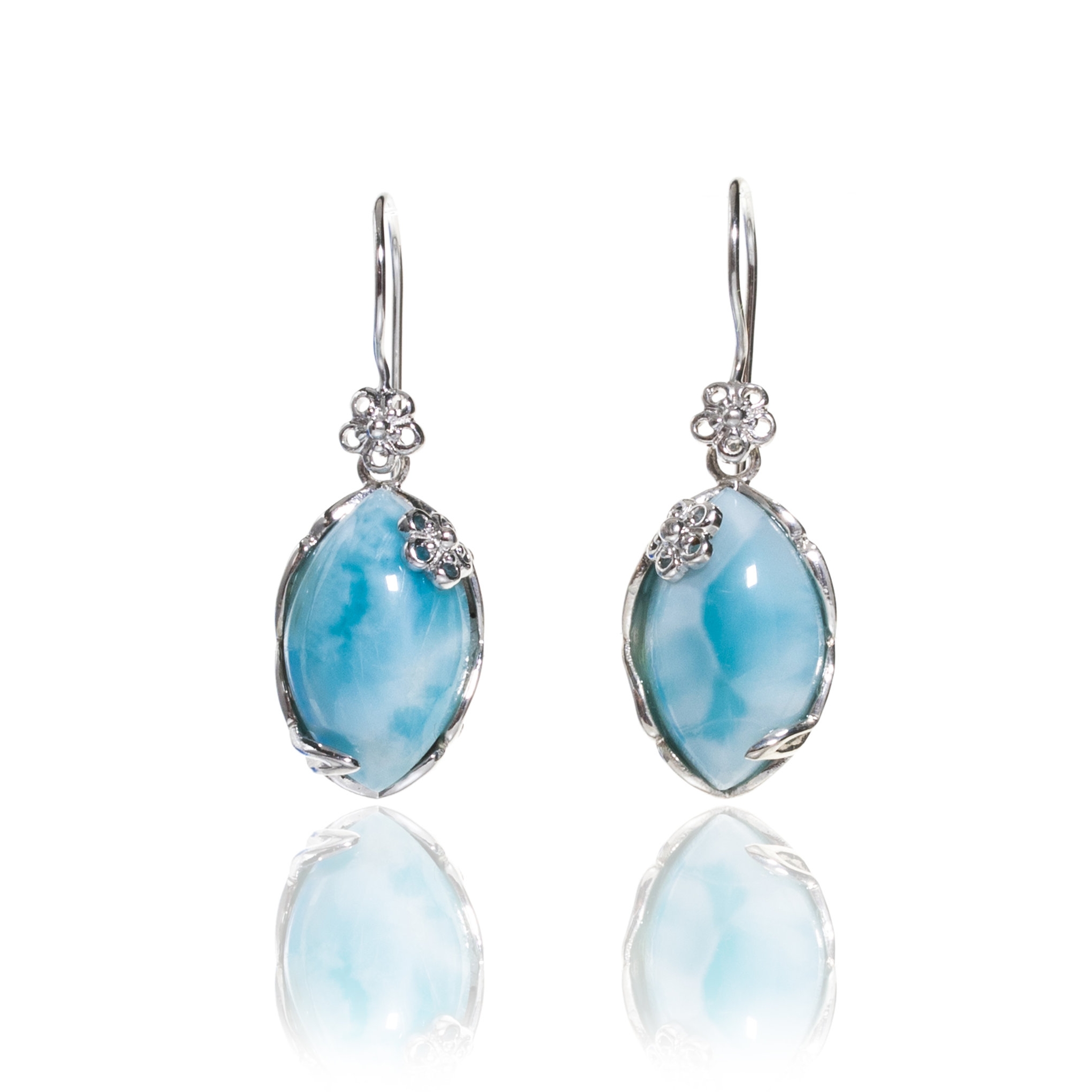 larimar earrings