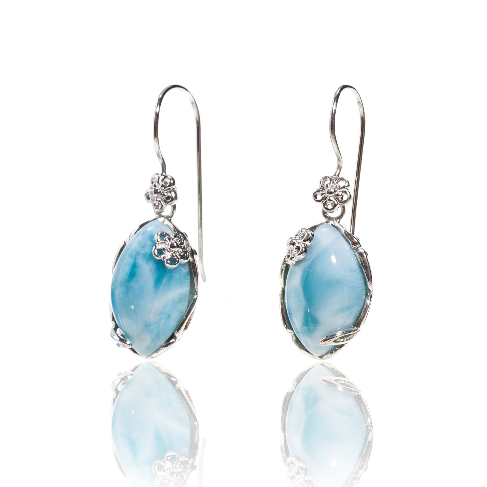 larimar earrings